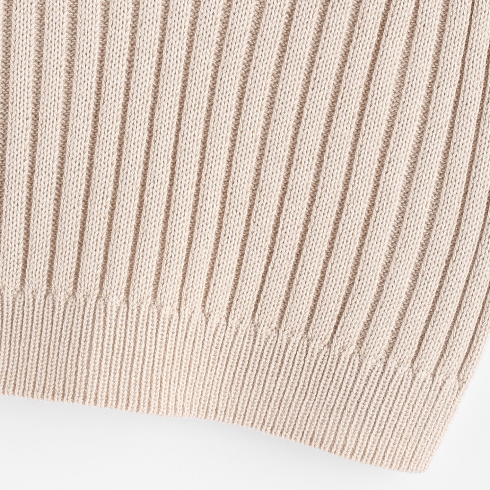Shein Ribbed Crop Knit Top - Picture 4 of 7
